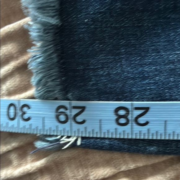 INC International Concepts Blue Skinny Jeans with Distressed Details - Picture 7 of 8